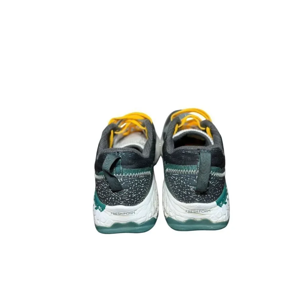 New Balance Fresh foam Gray & Green Sneaker with Yellow Laces size 11